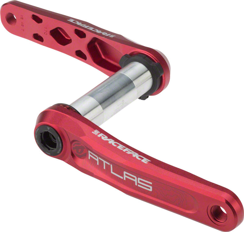 RaceFace Atlas Crankset - 170mm, Direct Mount, RaceFace CINCH Spindle Interface, Red