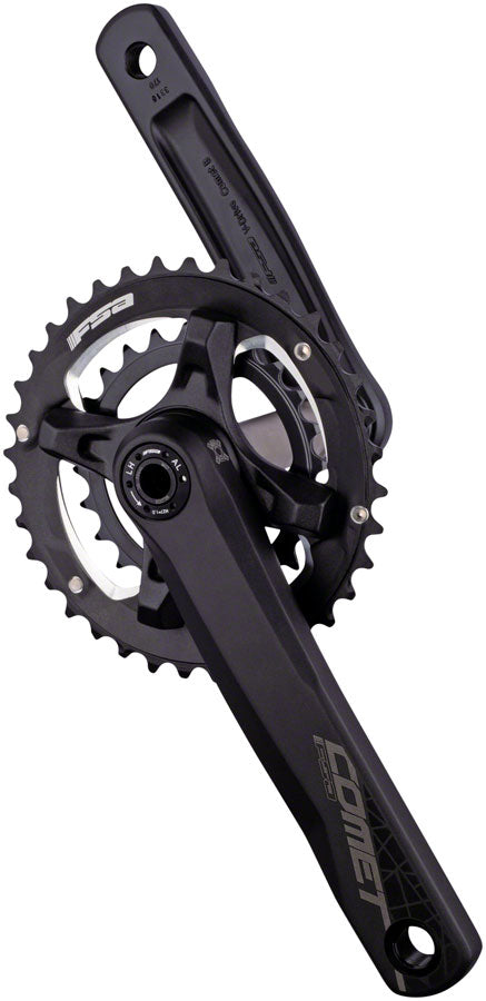 Full Speed Ahead Comet MegaExo Modular 2x Crankset - 170mm, 11-Speed, 36/22t, 96/68mm BCD, MegaExo Spindle Interface, Black