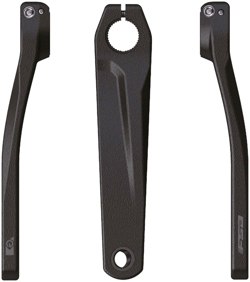 Full Speed Ahead CK-752 Shimano STEPS Ebike Crank Arm Set - 165mm, Hollowtech II, Black