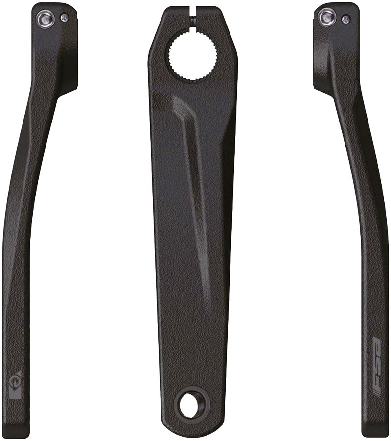 Full Speed Ahead CK-752 Shimano STEPS Ebike Crank Arm Setet - 170mm, Fits Shimano Hollowtech II, Black