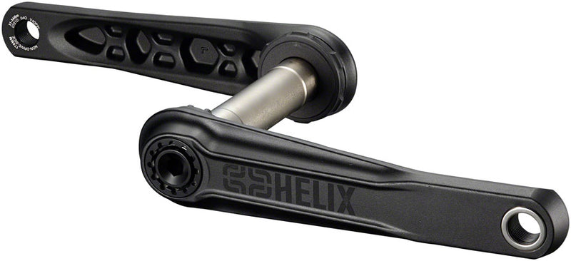 e*thirteen Helix Crankset - 175mm, 73mm, 24mm Spindle with e*thirteen P3 Connect Interface, Black