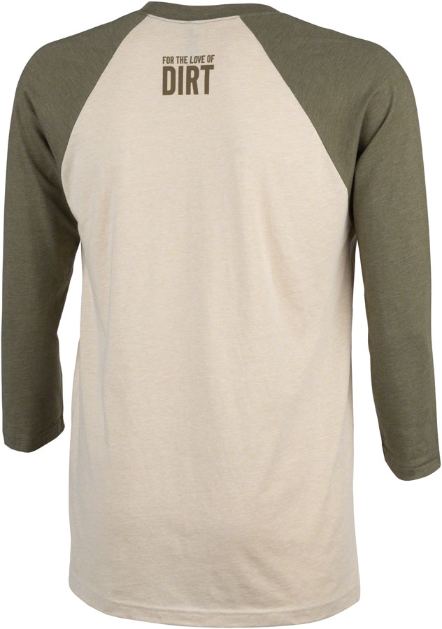 Salsa Outback Unisex 3/4 Tee - Cream Military Green Medium