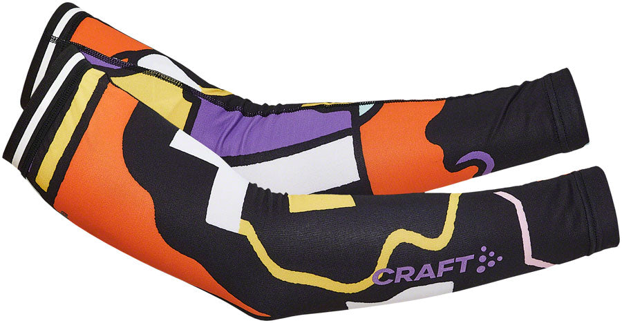 Craft ADV Bike Offroad Arm Warmer - Multi/Gum, X-Large/2X-Large