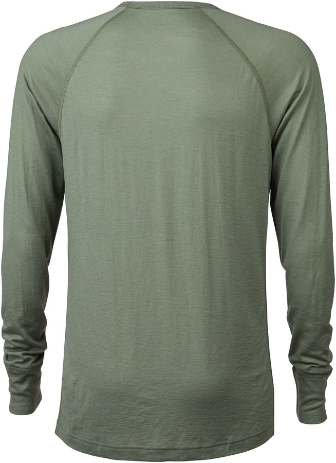 Surly Long Sleeve Merino Raglan Tee Sage Green X-Small