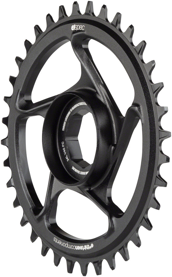 e*thirteen e*spec Aluminum Direct Mount Chainring 36t for Brose S Mag, Black