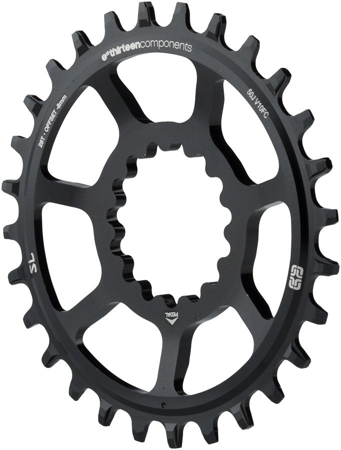 e*thirteen Direct Mount SL Guidering - 10/11/12-speed, 28T, Narrow Wide, Black