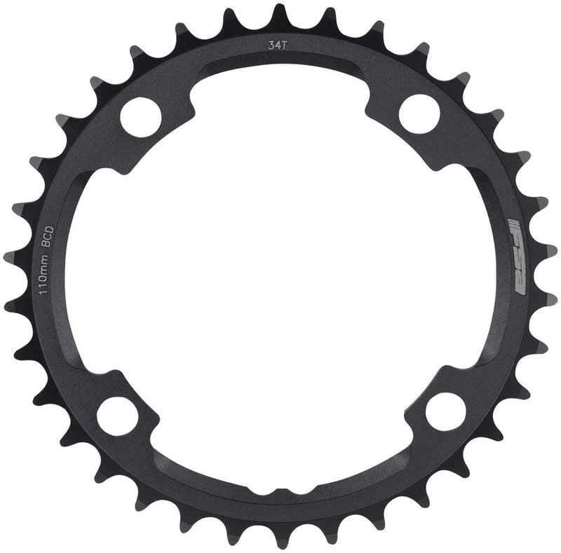 Full Speed Ahead Gossamer ABS Chainring - 34t, 110 Full Speed Ahead ABS BCD, 4-Bolt, Aluminum, N10/N11, Black