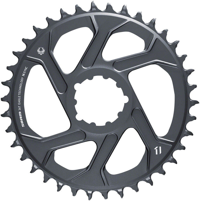 SRAM 36T X-Sync 2 SL Direct Mount Eagle Chainring 3mm Boost Offset Lunar Gray