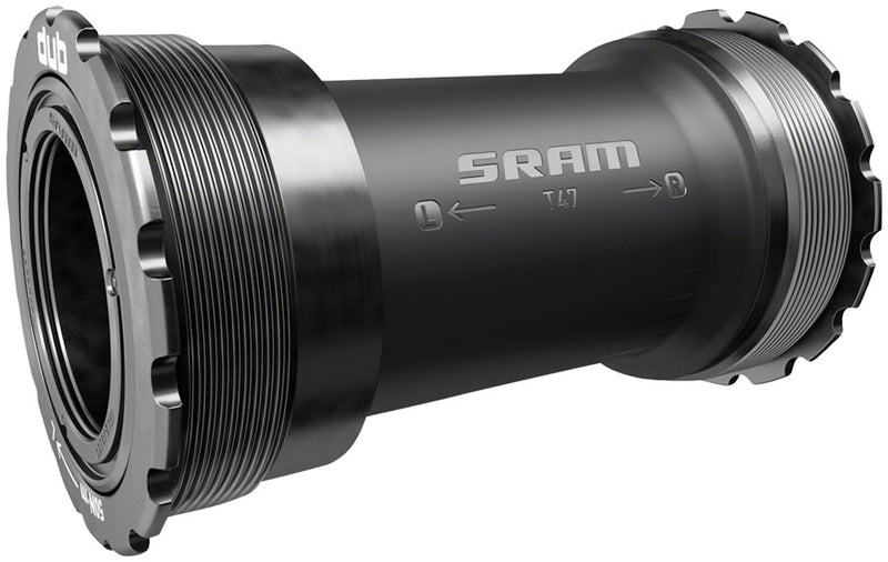 SRAM DUB T47 Bottom Bracket - T47, 68mm, Road and Road Wide, Black