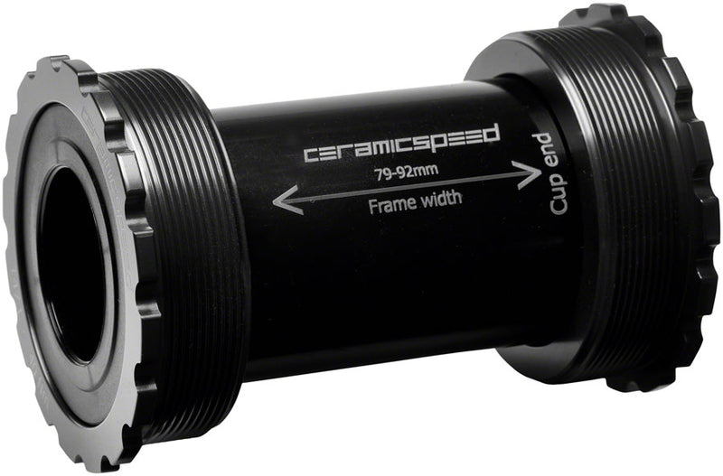 CeramicSpeed T47/86 Bottom Bracket - SRAM DUB Road, Black