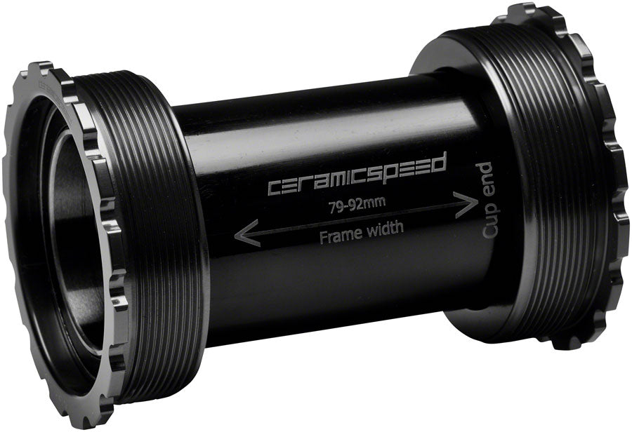 CeramicSpeed T47/86 Bottom Bracket - 30mm, Coated Races, Black