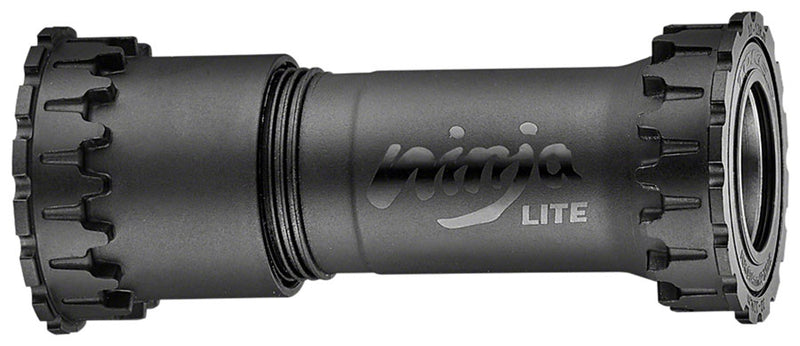 Token Ninja Lite BB4124PR Press Fit Thread Together Bottom Bracket - BB86/BB89.5/BB92, SRAM GXP, Black