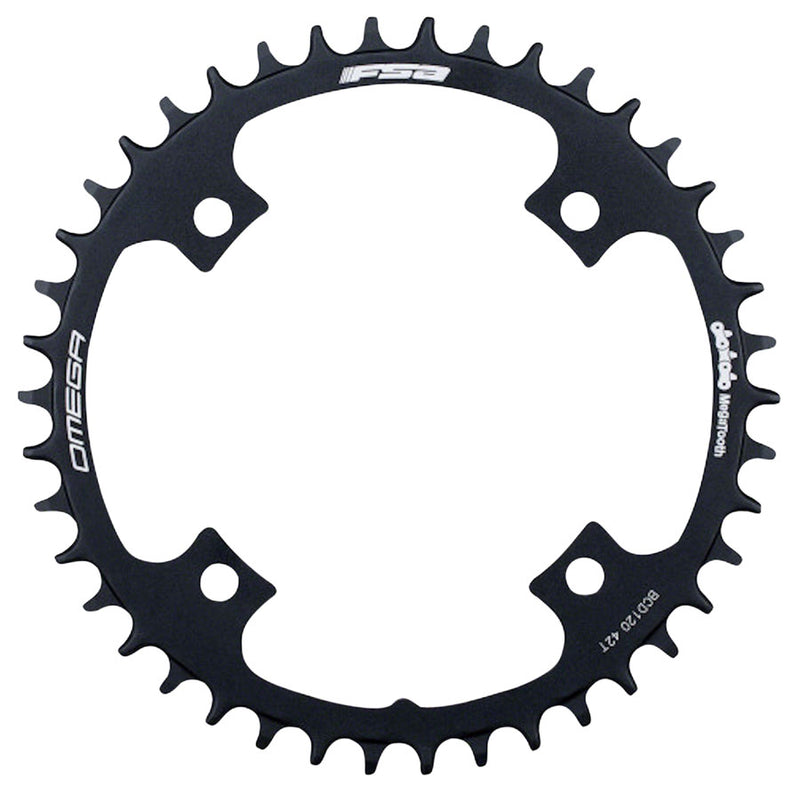 Full Speed Ahead Omega 1x Chainring - 42t, 120mm BCD, Black