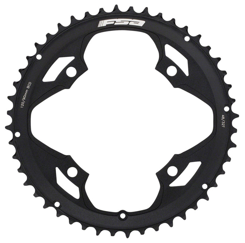 Full Speed Ahead Vero Pro Chainring - 48t, 110mm BCD, 4-Bolt, Black