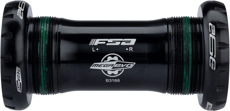 Full Speed Ahead MegaEvo Steel Mountain Bottom Bracket for 392EVO cranks, 68/73mm English Threading