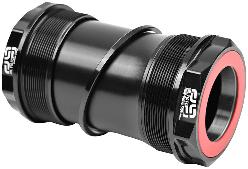 e*thirteen T47 Threaded Bottom Bracket - 68/73mm, For 30mm Spindle, Black