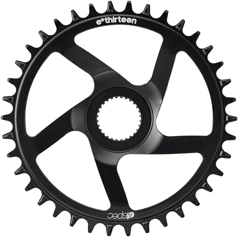 e*thirteen e*spec Steel Direct Mount Chainring -  38T, Bosch CX Gen4, Black