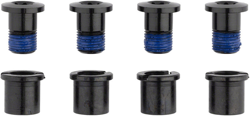 RaceFace Chainring Bolt Pack Set of 4 12.5mm Bolt/Nut Black