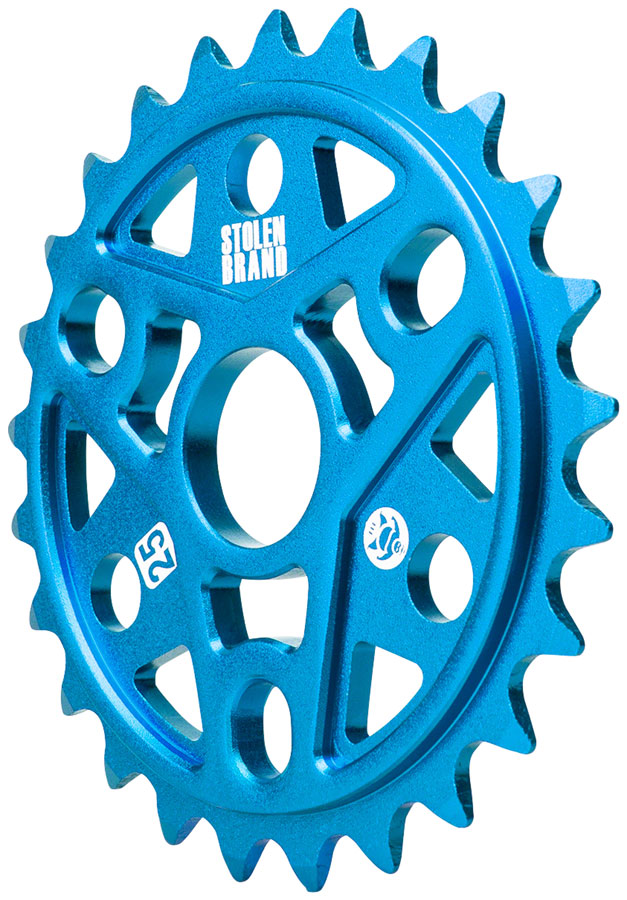 Stolen Sumo III Sprocket - 25t,  6.0mm Thickness, Aluminum, Blue