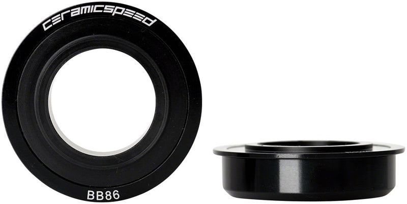 CeramicSpeed BB86 Bottom Bracket - DUB Road Spindle, Black