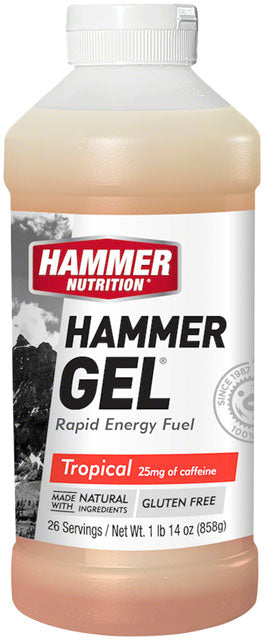 Hammer Gel: Tropical (with caffiene) 20oz-0