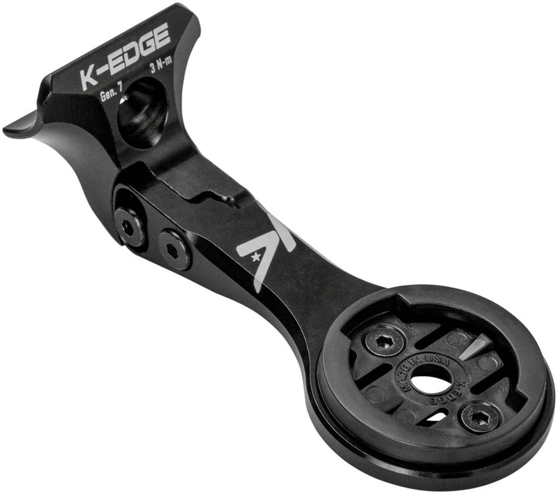 K-EDGE Garmin Gen 7 Madone/Emomda Computer Mount - Black Anodize