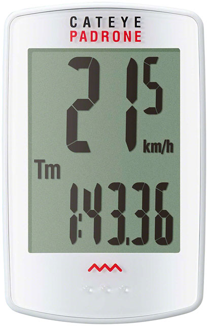 CatEye Padrone Bike Computer - Wireless, White-0