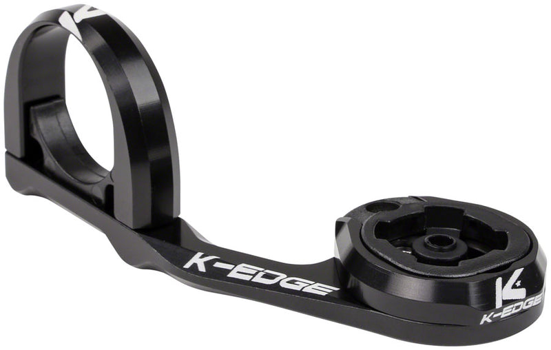 K-EDGE Lezyne Sport Computer Handlebar Mount: 31.8mm, Black Anodized