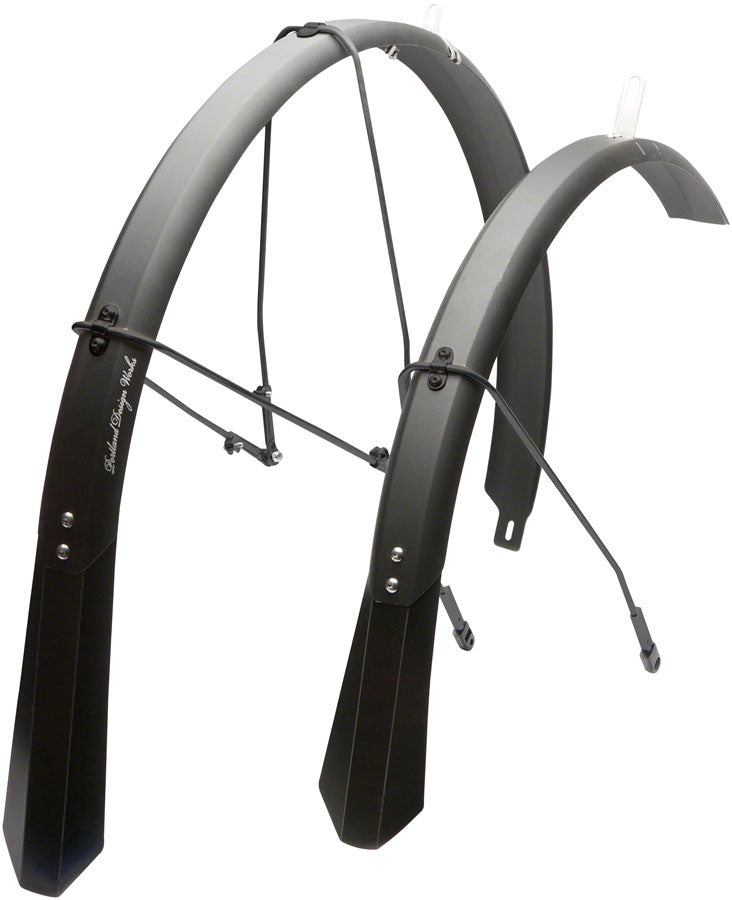 PDW Full Metal Fenders - 650x55mm, Black