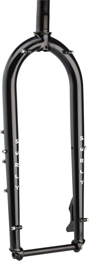 Surly Ice Cream Truck 26" 150x15 Thru Axle Fork, 1-1/8" Straight Steerer, Black