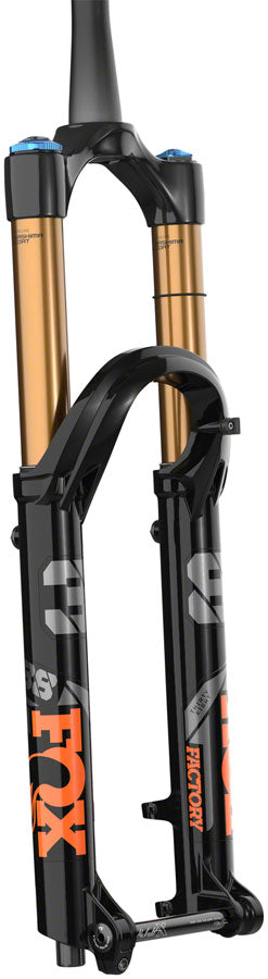 FOX 38 Factory Suspension Fork - 27.5", 170mm, 15 x 110mm, 44mm Offset, Shiny Black, Grip2, Kabolt-X