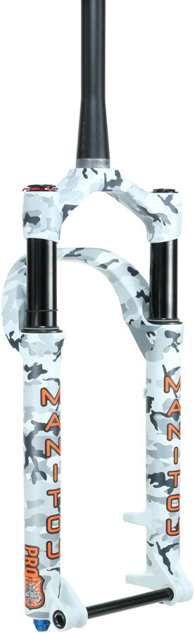 Manitou Mastodon Pro Suspension Fork - 26", 120 mm, 15 x 150 mm, 51 mm Offset, Limited Edition Winter Camo, Extended