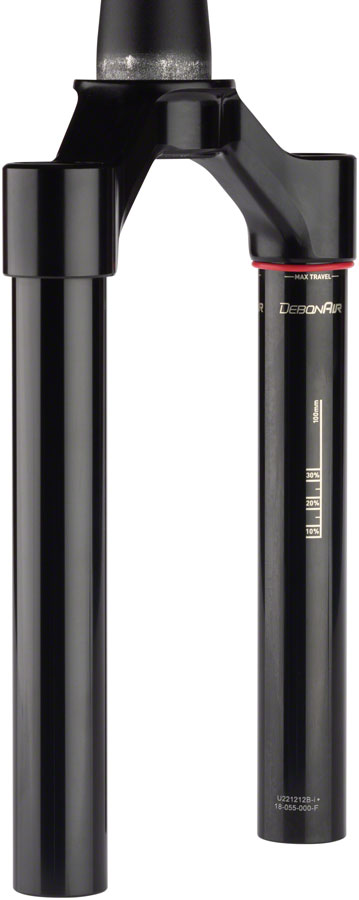 RockShox Crown/Steerer/Upper Tube, SID35 Ultimate C1, DebonAir, 29, 15 x 110, 44mm Offset, Black Ano