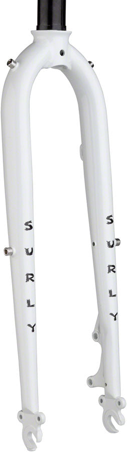 Surly Preamble 650b Fork, 9x100mm, QR, 1-1/8" Straight Steerer, Steel, Thorfrost White