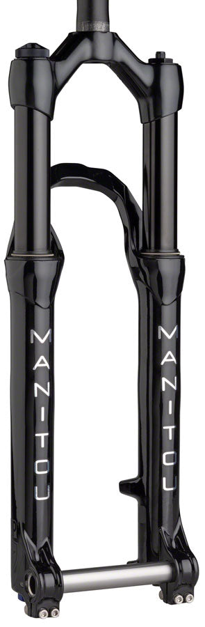 Manitou Circus Expert Suspension Fork - 26", 100 mm, 20 x 110 mm, 41 mm Offset, Gloss Black, Straight Steerer