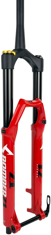 Marzocchi Bomber Z1 Coil Suspension Fork - 27.5" 180 mm 15 x 110 mm 44 mm Offset Gloss Red GRIP Sweep Adjust