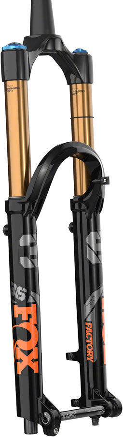 FOX 36 Factory Suspension Fork - 27.5", 160 mm, 15 x 110 mm, 44 mm Offset, Shiny Black, GRIP2, Kabolt-X