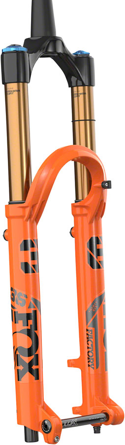 FOX 36 Factory Suspension Fork - 27.5", 160 mm, 15 x 110 mm, 44 mm Offset, Shiny Orange, Kabolt-X, Grip 2