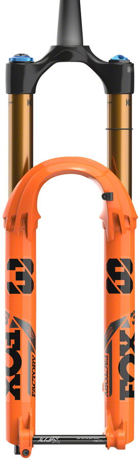 FOX 38 Factory Suspension Fork - 27.5", 170mm, 15 x 110mm, 44mm Offset, Orange, Grip2