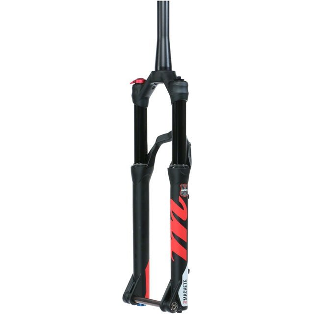 Manitou Machete JUNIT Pro Suspension Fork - 24", 120 mm, 15 x 110 mm, 44 mm Offset, Gloss Black, Straight Steerer