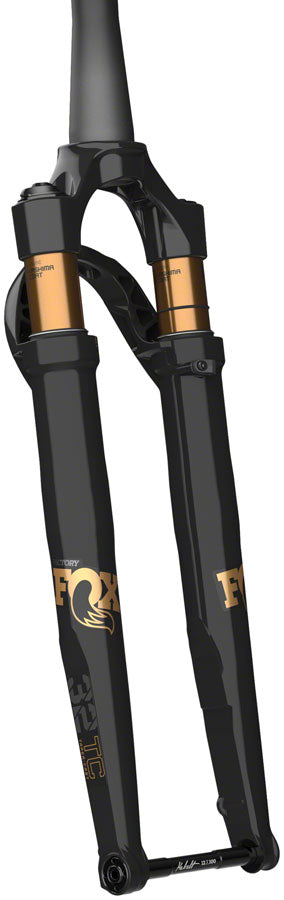 FOX 32 Taper-Cast Factory Suspension Fork - 700c, 40 mm, 12 x 100 mm, 50 mm Offset, Shiny Black, FIT4, 3-Position