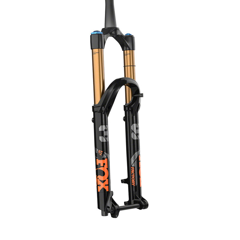 FOX 38 E-Optimized Factory Suspension Fork - 27.5", 170 mm, 15QR x 110 mm, 44 mm Offset, Shiny Black, Grip 2