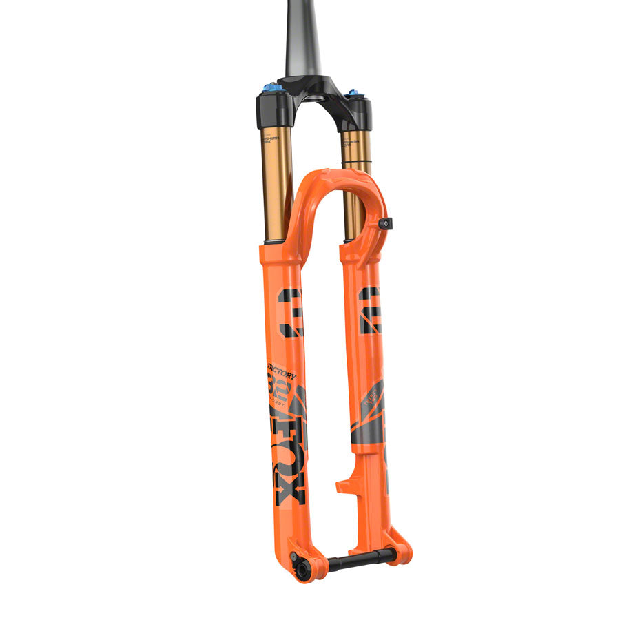 FOX 32 Step-Cast Factory Suspension Fork - 29", 100 mm, 15 x 110 mm, 44 mm Offset, Shiny Orange, FIT4, Push-Lock