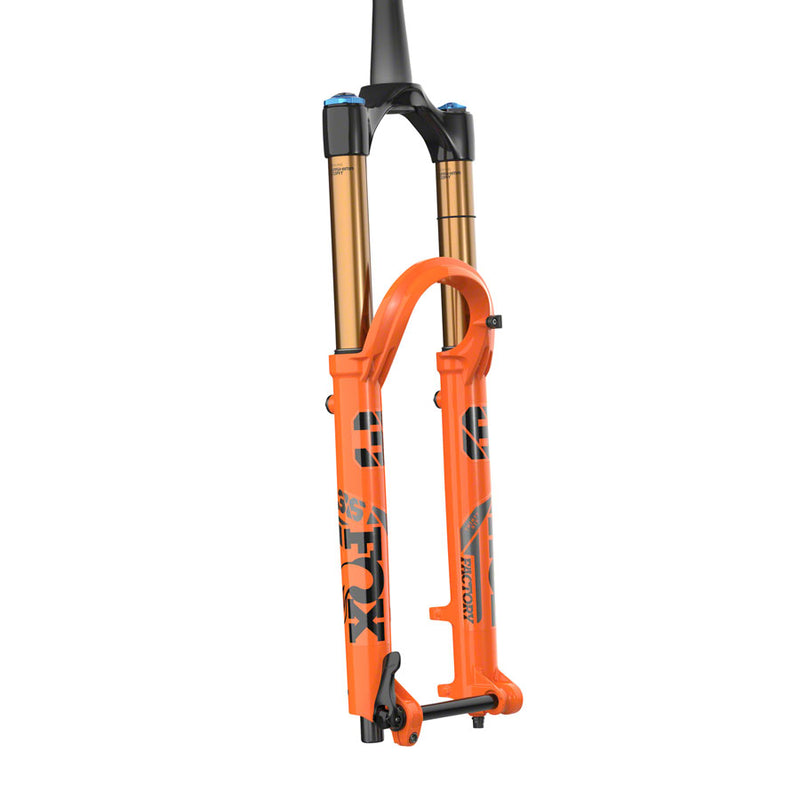 FOX 36 Factory Suspension Fork - 27.5", 160 mm, 15QR x 110 mm, 44 mm Offset, Shiny Orange, GRIP2