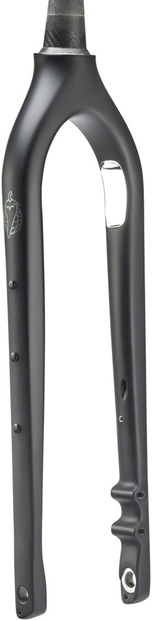 Salsa Cutthroat Carbon Deluxe V2 Fork - 29", 110x15mm Thru-Axle, 1-1/8" Tapered, Carbon, Flat Mount Disc, Matte Black