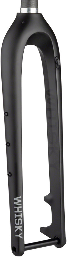 WHISKY No.9 MTN Boost LT Fork - 29", Post Mount Disc, 15 x 110 mm, 1.5" Tapered Carbon Steerer, Matte Black w/3 pack mounts