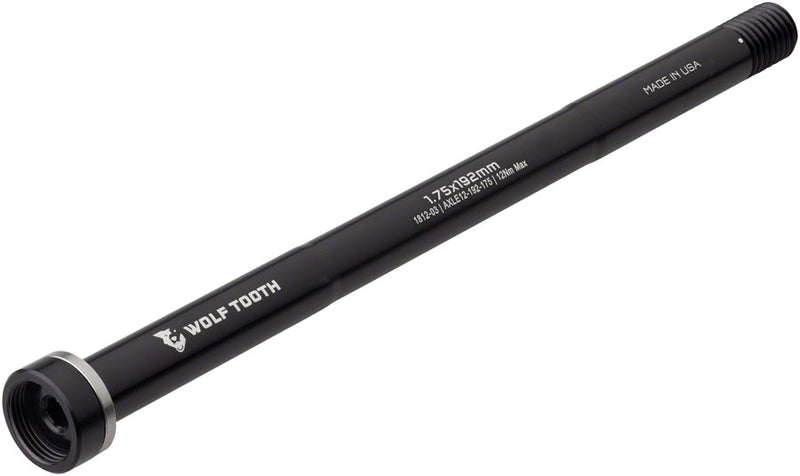 Wolf Tooth Rear Thru Axle - M12, 1.75 x 192mm, Black