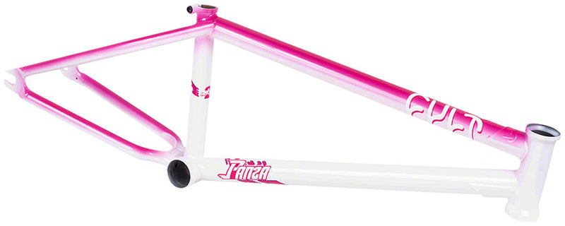 Cult 2 Short BMX Frame - 20.5" TT, Pink Fade