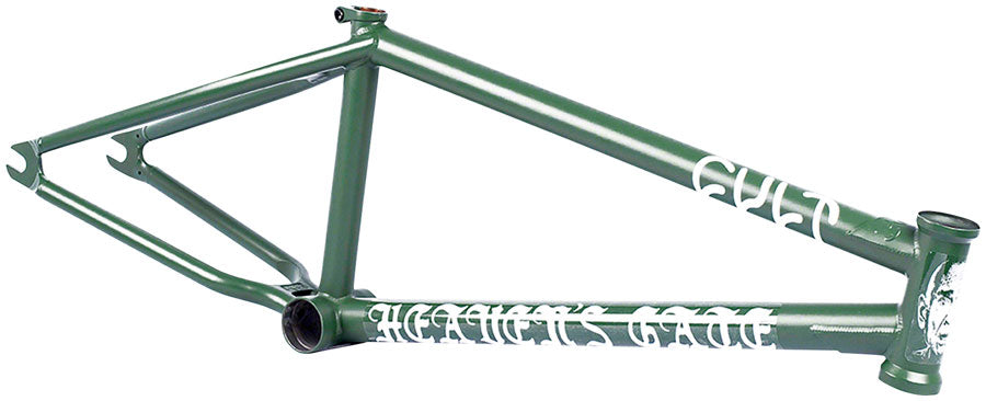 Cult Begin IC BMX Frame - 20.5" TT, Olive Green