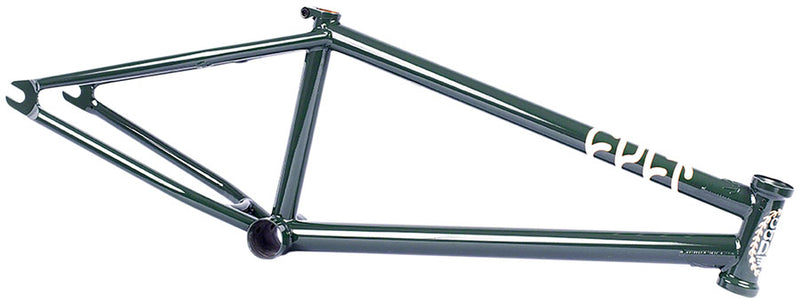 Cult Dak BMX Frame - 20.5" TT, Dark Green